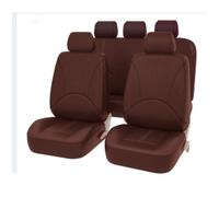 Car Seat Covers Full Set for Seat Cupra Formentor 1.5 TSI Act, 5 Seat Comfortable and Breathable Protector Front Rear Back Seat Covers Accessories,D-Coffee