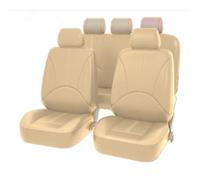 Car Seat Covers Full Set for Seat Cupra Formentor 1.5 TSI ACT, 5 Seat Comfortable and Breathable Protector Front Rear Back Seat Covers Accessories,E-Beige