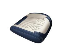 Car Seat Covers Full Set For Seat For Ibiza Universal Leather Full Set Car Seat Covers Seat Protector Pad Cushion Covers Car Seat(Front White Blue)