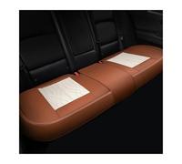 Car Seat Covers Full Set For Seat For Ibiza Universal Leather Full Set Car Seat Covers Seat Protector Pad Cushion Covers Car Seat(Rear White Orange)