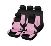 Car Seat Covers Full Set For Toyota Yaris 2000 2001 2002 2003 2004 2005-2023,Seat Protectors Front Rear Seat Cover Breathable Wear Resistant Non-Slip Interior Accessorie,F/Pink