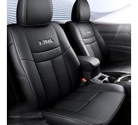 Car Seat Covers Full Set, Super Luxurious Heavy Duty Waterproof Leather Automotive Vehicle Cover for Nissan X-Trail X Trail 2016-2023, Non-Slip Seat Car Accessories