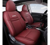 Car Seat Covers Full Set, Super Luxurious Heavy Duty Waterproof Leather Automotive Vehicle Cover for Nissan Qashqai J10 J11 J12 2008-2023, Non-Slip Seat Car Accessories