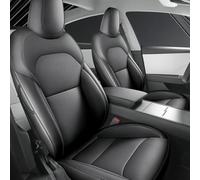 Car Seat Covers Full Set, Super Luxurious Heavy Duty Waterproof Leather Automotive Vehicle Cover for Tesla Model 3 Highland 2024 2025, Non-Slip Seat Car Accessories