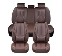 Car Seat Covers Full Set Universal for 5 Seats, Universal Fit For Most Cars, SUV, Sedans and Pick-up Trucks, Waterproof Automotive Seat Protector, Luxury Leather Car Seat Cushion, Airbag Compatible