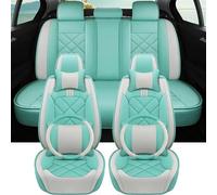 Car Seat Covers Leather Automobiles Seat Cover For Dodge For Challenger Car Accessories Interior Full Set Car Seat Covers Full Set(GREEN,Deluxe)
