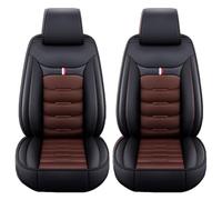 Car Seat Covers Leather Front Pair for Citroen C1 C2 C3 C4 C5 C6 C4L DS3 DS4 DS5 Berlingo PICASSO JUMPY Premium PU Leather Car Seat Protectors Airbag Compatible,C
