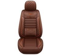 Car Seat Covers Set 1 Set 5 Seat For Vw For Polo 9n For Touareg 2005 Leather Car Seat Covers For Amarok For Caddy For Passat For Tiguan For Golf For T-roc For Jetta(Coffee,Standard)