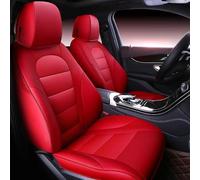 Car Seat Covers Set Car Seat Cover Leather For Accord For FIT For CITY For XR-V For Odyssey For Element For Pilot Car Accessories Car Seat Covers(Red,Standard)