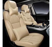 Car Seat Covers Set Custom Car Seat Cover For Buick For Encore 2017 GL6 8 For Excelle Gx For Verano For Excelle For Park For Avenue For Lacrosse Car Accessories Car Seat Covers(Beige,Luxury)