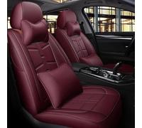 Car Seat Covers Set Custom Car Seat Cover Leather For Bmw X5 X1 X3 X4 X6 X6m 120i 125i 116i 118i 2 3 4 5 Series Car Accessories Car Styling Car Seat Covers(WINE RED LUX)