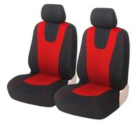 Car Seat Covers Set Fabric for Land Rover Discovery Sport 2016-2023, NonSlip Front Protectors Easy Install with Two-Tone Accent Interior Accessories,C/Red