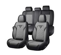 Car Seat Covers Set For VW ID.3 ID3 Pro/S/Pure/Pro Performance Id 3 2019-2026, Full Leather Front Rear Protectors Waterproof Breathable Interior Accessories,B/Black-Grey