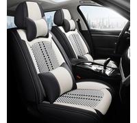 Car Seat Covers Set Ice Shreds Car Seat Cover For Buick All For Enclave For Cascada For Encore For Lacrosse For Excelle For Regal For TourX Car Accessories Car Seat Covers(Black White,Luxury)