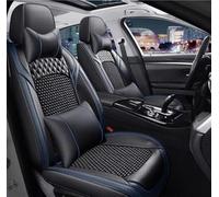 Car Seat Covers Set Ice Silk Car Seat Cover For Skoda For Octavia For Kodiaq For Superb For Wagon For Fabia For Rapid For Yeti For Combi For Karop Car Accessories Car Seat Covers(Black BLUE,Luxury)