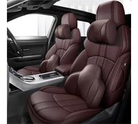 Car Seat Covers Set Leather 5 Seats Custom Car Seat Covers For Kia For Sorento 2015-2017 Car Interior Accessories Car Seat Covers(Brown,Deluxe)