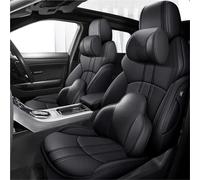 Car Seat Covers Set Leather 5 Seats Custom Car Seat Covers For Kia For Sorento 2015-2017 Car Interior Accessories Car Seat Covers(Black,Deluxe)