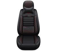 Car Seat Covers Set Leather Car Seat Covers For Opel For Insignia For Corsa D For Astra J For Vectra C For Zafira B For Vivaro For Mokka For Meriva A Universal(Black Red line,Deluxe a)