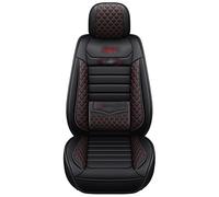 Car Seat Covers Set Leather Car Seat Covers For Opel For Insignia For Corsa D For Astra J For Vectra C For Zafira B For Vivaro For Mokka For Meriva A Universal(Black Red line,Standard)