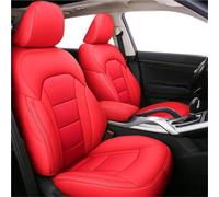 Car Seat Covers Set Leather Custom Car Seat Cover For Skoda For Octavia A5 A7 For Fabia 1 2 For Karoq For Kodiaq For Rapid For Spaceback For Kamiq Car Accessories Car Seat Covers(Red,Standard)