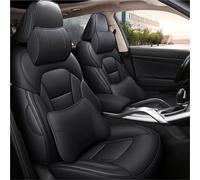 Car Seat Covers Set Leather Custom Car Seat Cover For Skoda For Octavia A5 A7 For Fabia 1 2 For Karoq For Kodiaq For Rapid For Spaceback For Kamiq Car Accessories Car Seat Covers(Black,Deluxe)