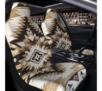 Car Seat Covers Set of 2 PCS Breathable Front Seat Covers Elastic Seats Cushion Pad Native American Seat Covers Universal Automotive Cushion Protector Car Interior Accessories for SUVs Vans Sedan