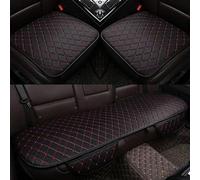 Car Seat Covers Set PU Leather Car Seat Covers For NISSAN For Juke For X-Trail GT-R For Leaf For Pathfinder NV 3500-2500 For Patrol Y62 Car Accessories Car Seat Covers(Black Red 4pcs,1Set)