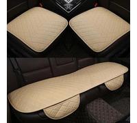 Car Seat Covers Set PU Leather Car Seat Covers For NISSAN For Juke For X-Trail GT-R For Leaf For Pathfinder NV 3500-2500 For Patrol Y62 Car Accessories Car Seat Covers(Beige,1Set)