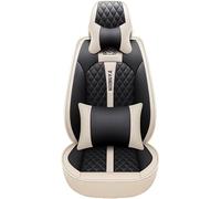 Car Seat Covers Universal Full Set Accessories For Nissan Pulsar Qashqai J10 J11 2011 2017 2018 Rogue Teana J31 J32 Terrano(Beige Luxury)