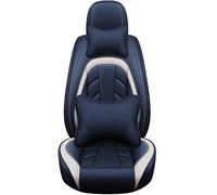 Car Seat Covers Universal Full Set for Renault Clio Duster 4 Espace Leon Ibiza Mitsubishi Lancer X Pajero Outlander Subaru Fo Accessories(Blue Luxury)