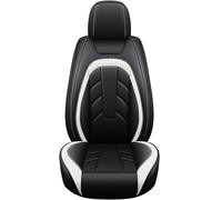 Car Seat Covers Universal Full Set for Skoda Octavia Fabia Superb Rapid Yeti Spaceback Joyste Jeti Accessories(Black White)