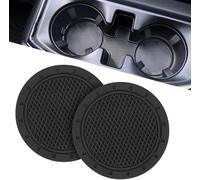Car Seat Cup Coaster for Buick Rendezvous 2002-2025 | Stop drink rattling and catch spills with this washable, notch-designed cup holder coaster.