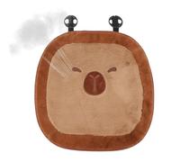 Car Seat Cushion - Capybara Plush Protector, Soft Comfortable Sitting Mat, Convenient Cute Animal Design | Optimized Support For Truck, Van, Commute, Road Trip, Long Distance Driving