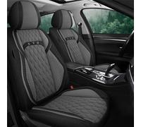 Car Seat Cushion Cover Full Set For Passat B8 For Opel For Corsa For Peugeot 2008 For BMW For E46 E90 Interior Car Seat Covers Set(Black Grey)