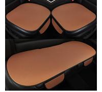 Car Seat Cushion for Audi A8 Saloon D3 5 Seats SWB 2002-2010, Ice Silk Sweat Resistant Protector Pad Summer Cool Seat Mat,Brown Front and Back