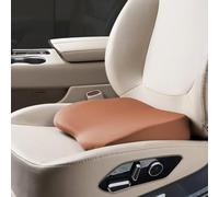 Car Seat Cushion for BUICK Enclave (without Armrest) 2009 2010 2011 2012 2013 2014 2015, 2 in 1 Wedge Soft Memory Foam for Tailbone & Back Pain Relief Lumbar Pillow,Brown