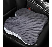 Car Seat Cushion for Driving for Ford EcoSport II 2017-2022, Memory Foam Car Seat Pad Wedge Booster Support Adults Driver Seat Cushions,Grey
