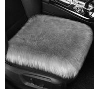 Car Seat Cushion for Ford Puma II Gen-E Electric 2025-, Winter Plush Seat Pad, Thickenes Fluffy Warm Soft Front Protector Mat, Car Accessories,Grey