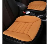 Car Seat Cushion For Hyundai i10 i20 i30 i40 ix20 ix25 ix35 ix55 G80 HB20 Getz Reina, 2PCS Memory Foam Seat Cushions, Soft Driver Seat Cushions, Padded Chair Pads Chair,Orange