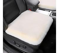 Car Seat Cushion for Iveco Daily 2014-2024, Plush Winter Front Cushions, Thickened Warm Fluffy Soft Protector Pad, Car Accessories,Beige