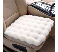 Car Seat Cushion for Nissan Patrol GR Y61 2004-2007 2008 2009 2010 2011 2012 2013, Thickened Fluffy Front Seat Cushions, Winter Plush Warm Comfortable Pad, Car Accessories,Beige