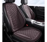 Car Seat Cushion for Range Rover Evoque 2015-2018, All Seasons Memory Foam Cushions, Ice Silk Breathable Pad Comfortable Mat Office Chair,Coffee-2seats