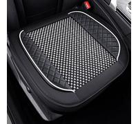 Car Seat Cushion For Tesla Model 3 Model Y, Bottom Seats Covers Front Breathable Anti Slip Chair Cover Fully covered Edges Padded for Long Sitting,A/Black and white