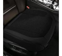 Car Seat Cushion For VW New Beetle New Beetle Cabriolet, Front Driver Seats Cushions, Bound Edging Protection, Non-Slip Chair Pads Interior Accessories,Leather + Linen-Black