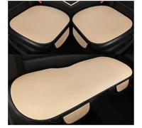 Car Seat Cushion Ice Silk for Audi A5 Cabriolet B9 2016-2023, Non Slip Breathable Front Seat Protect Cover Ventilated Cooling Pad Anti Sweat Summer,Beige Front and Back
