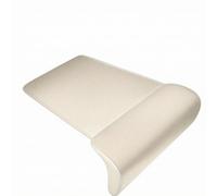 Car Seat Cushion Leg Rest Extender Pad Support Pillow Booster with Breathable Perforated Leather Memory Foam Non Slip Base Strap Fixing Suitable for, Beige, Warm Sun Beige