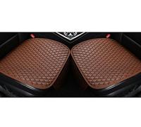 Car Seat Cushion Pad for BYD Dolphin 2021-2023 2024 2025 2026, Leather Waterproof Non-Slip Auto Front And Rear Seat Covers Protection Accessories,D-2Pcs/Coffee