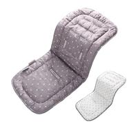 Car Seat Cushion Seat Pad Soft Cotton Seat Protector Breathable Adjustable Double Sided for Strollers Carts Car Seats