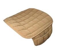 Car Seat Cushion - Waterproof Driver Pad, Plush Cotton Comfort Protector, Non Slip Bottom Cover | Warm Soft Auto Chair Mat For Truck Office Home Daily Driving Commuting Trips Men Women Seniors