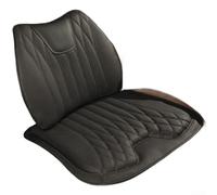 Car Seat Cushion with Lumbar Support, 6D Memory Foam Breathable Ventilated Pad, Anti-Slip Ergonomic Back Rest for Office Home Driving, Fit 44x45cm, Chestnut Brown(Black)